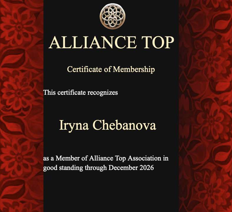 Alliance Top Association: Certificate of Membership through December 2026